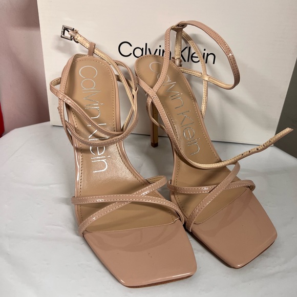 NIB Calvin Klein Women's Tegin Strappy Dress High Heel Sandals - Size 9 - Picture 9 of 10